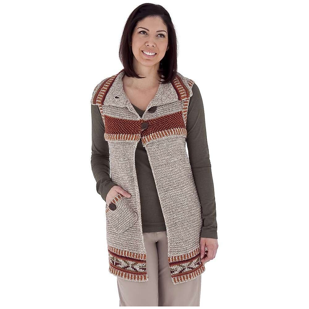 Royal Robbins Womens size Medium Mystic Fair Isle Wool Long Line Sweater Vest
